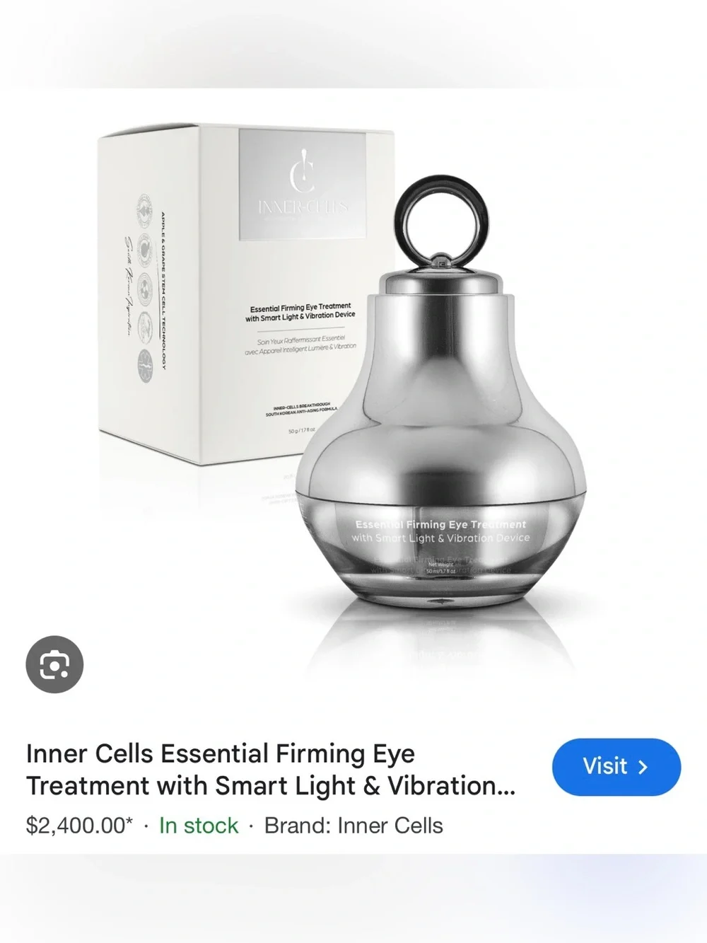 INNER CELLS Silver Essential Firming Eye Treatment